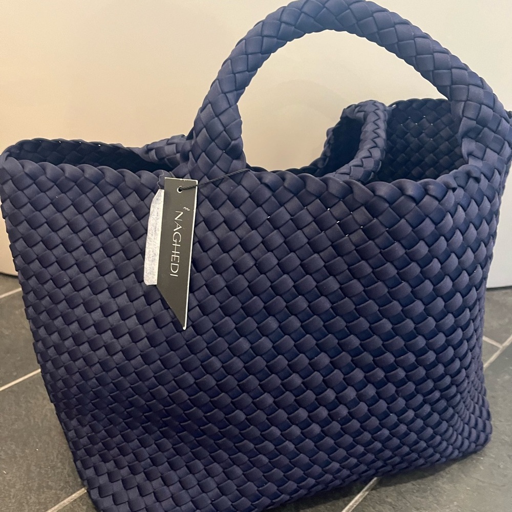 NAGHEDI, brand new with tags, St. Barths Medium Tote, INK Color